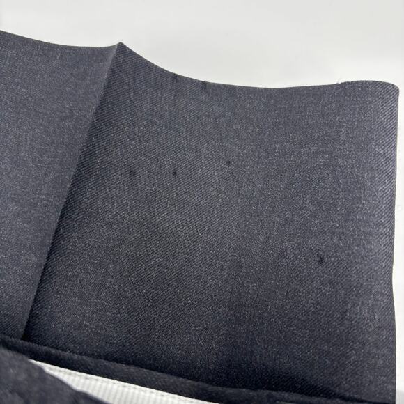 Santorelli Mens 38x27 Charcoal Gray Luxury Serge Made in Italy Dress Pants - Picture 3 of 8